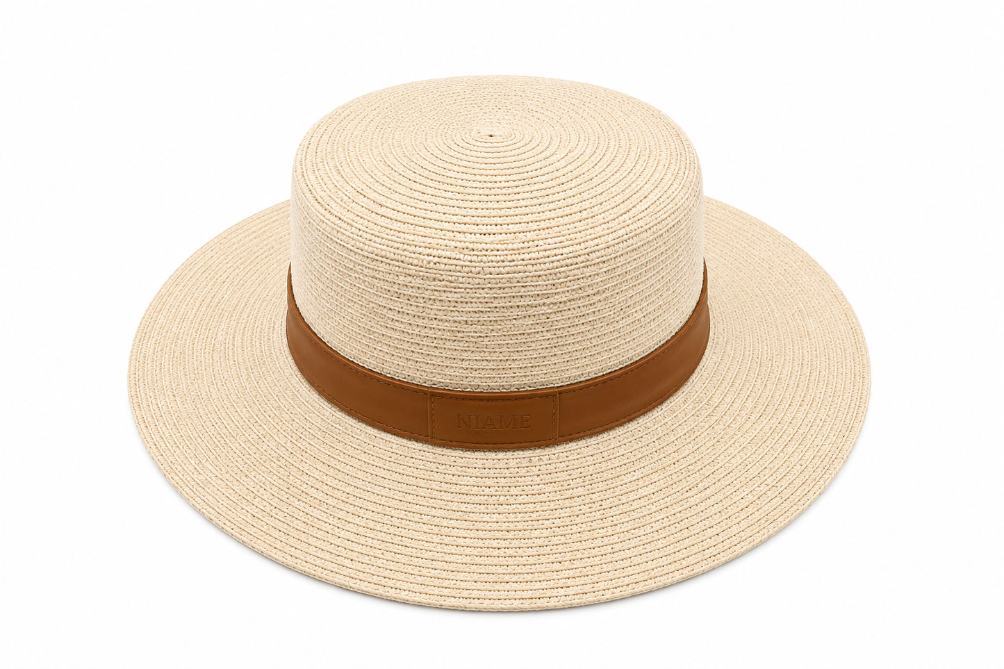Shimmering Off-white Hat