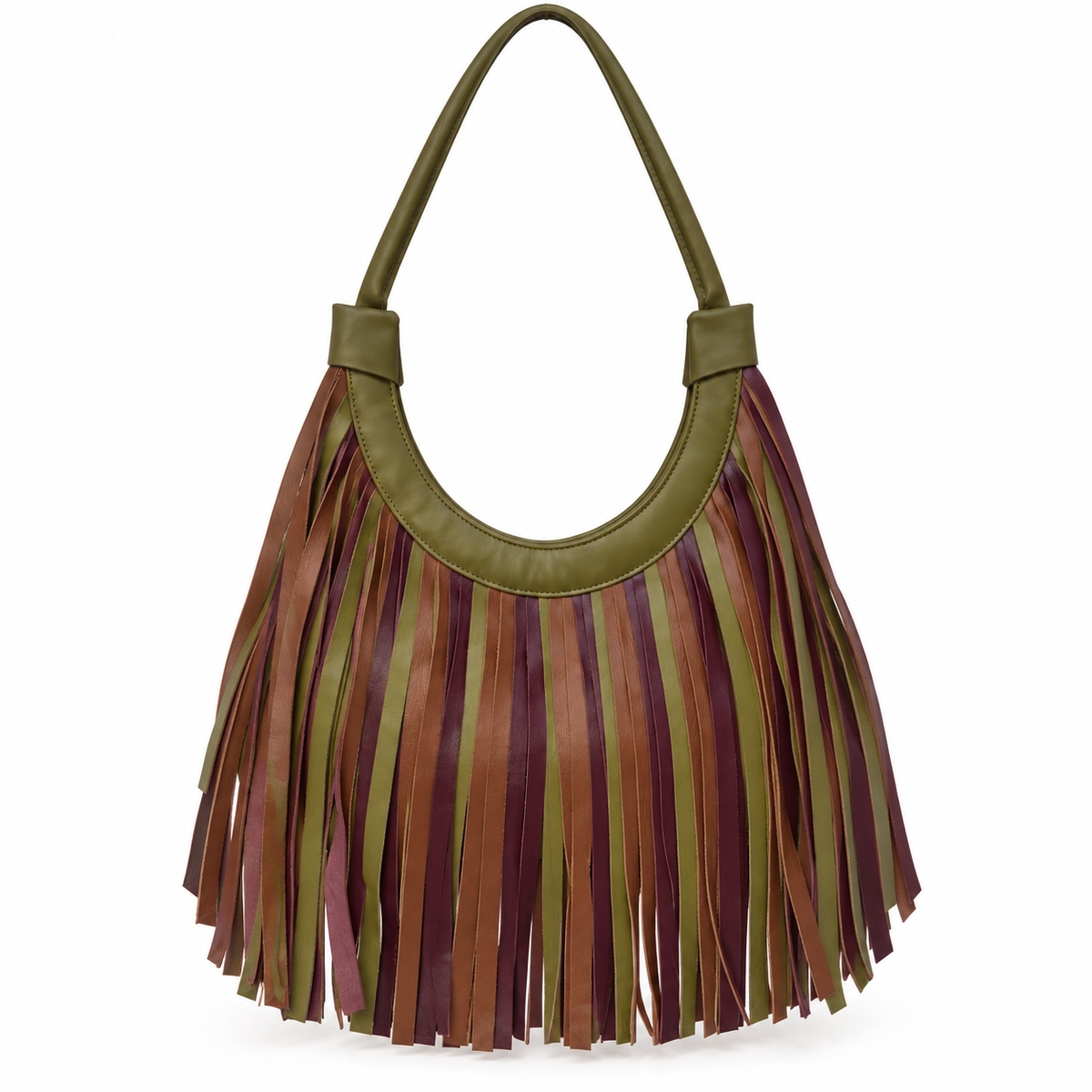 Capri Leather Fringe Tote