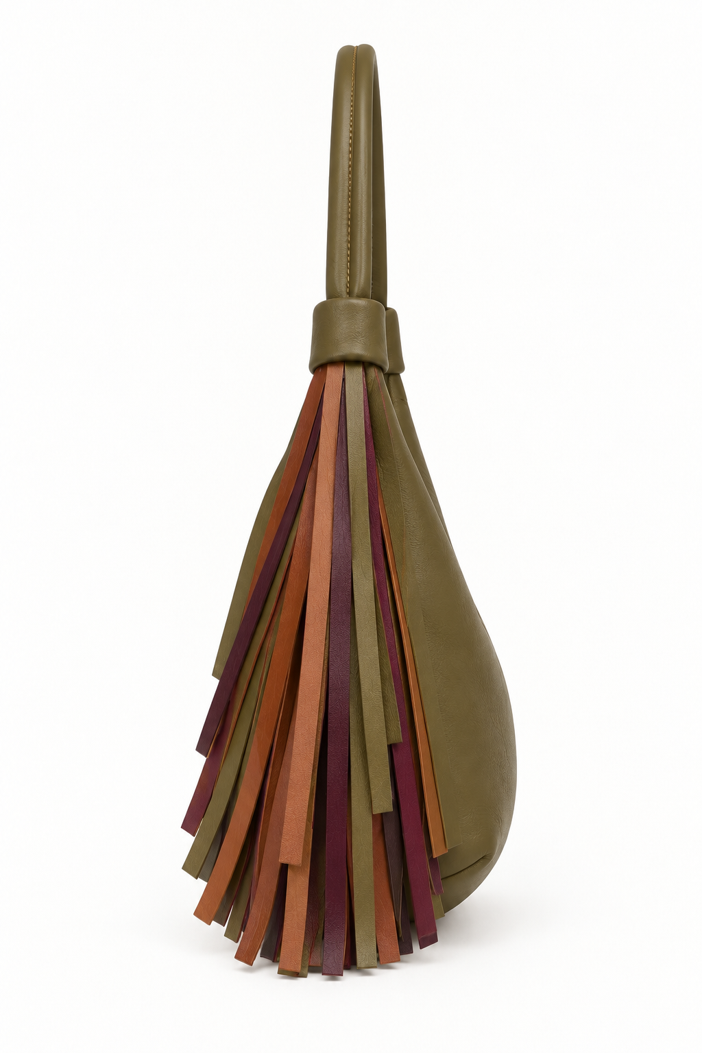 Capri Leather Fringe Tote