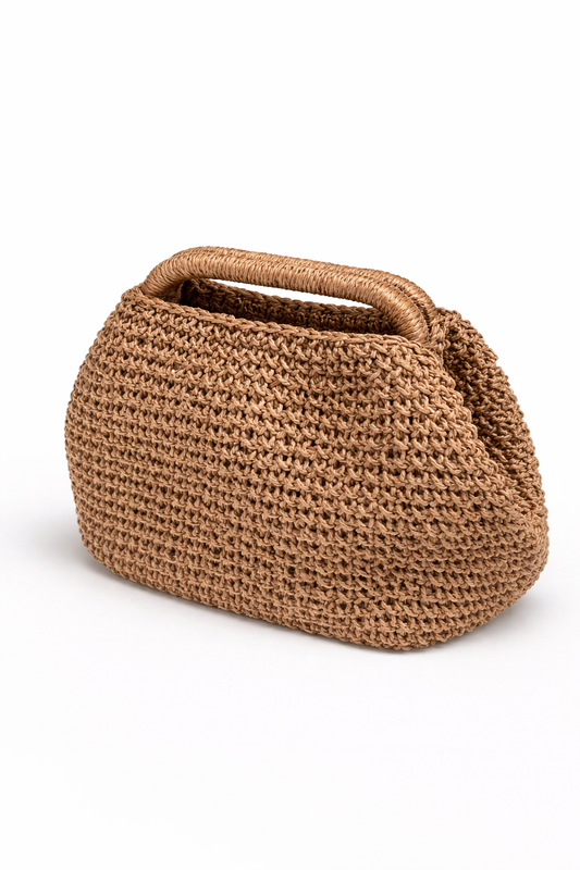Brown Amal In Raffia