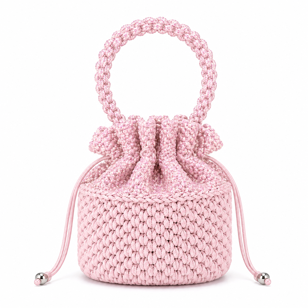 Coastline in baby pink