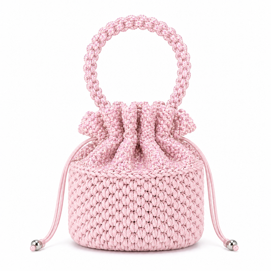 Coastline in baby pink