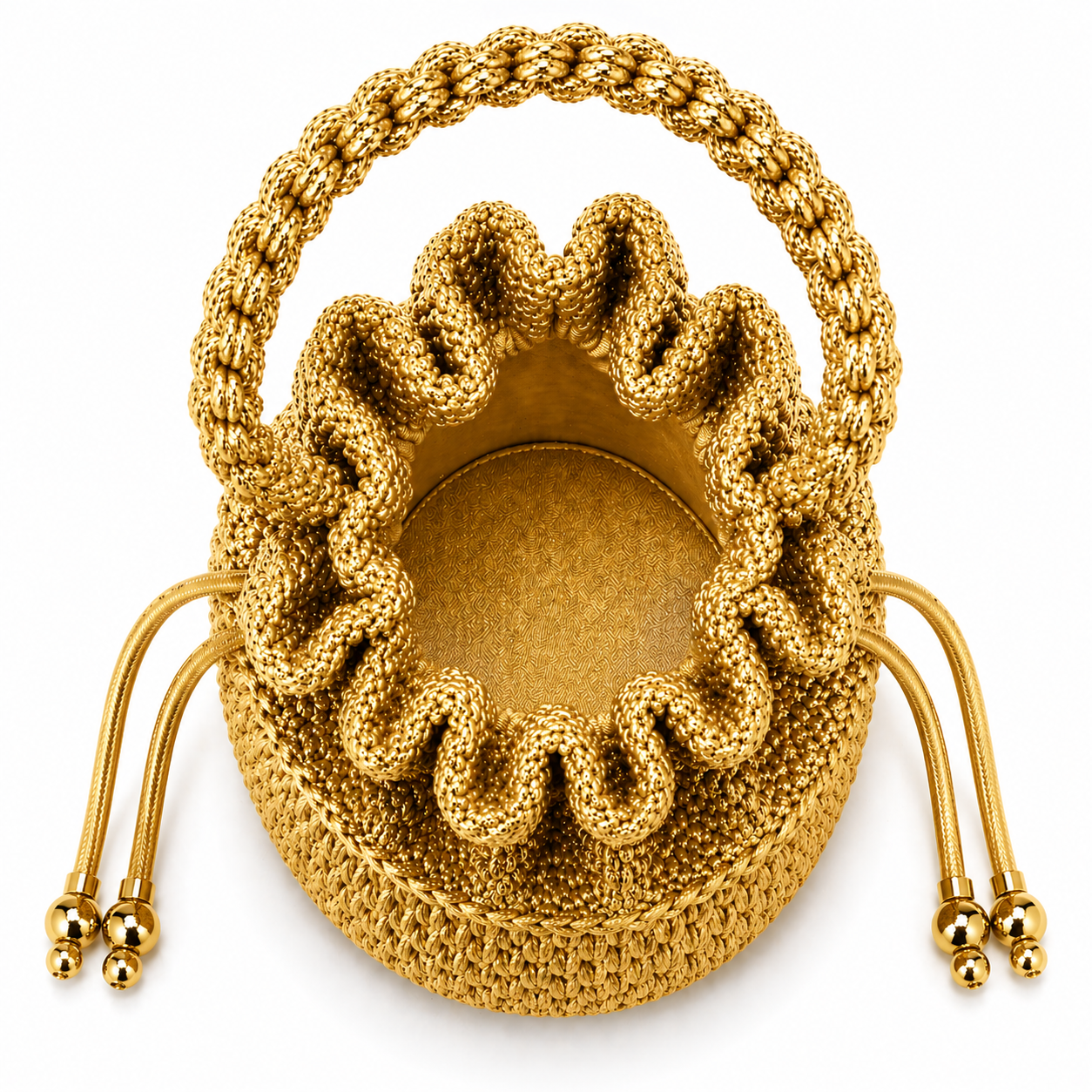 Coastline In Gold