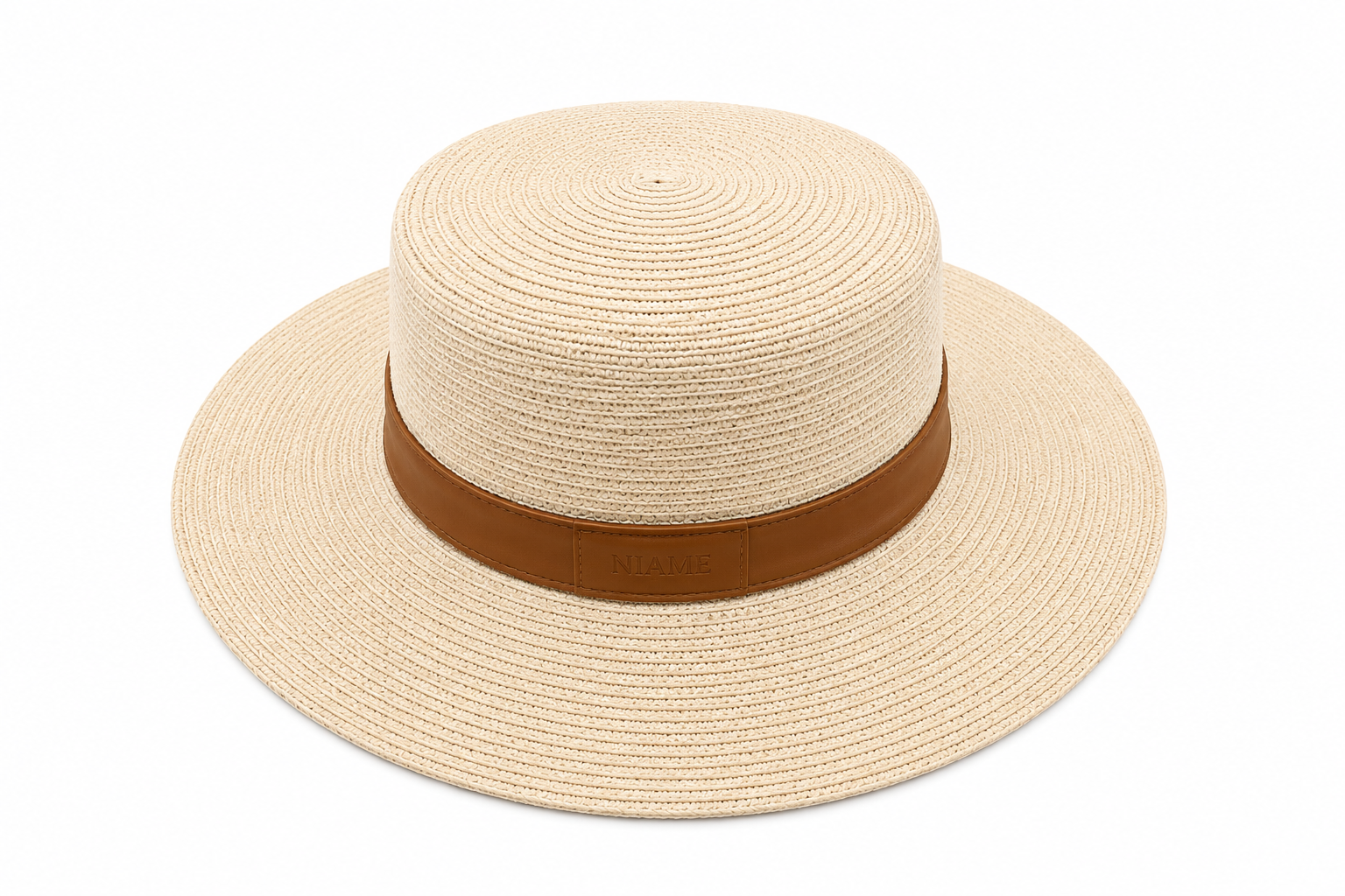 Shimmering Off-white Hat