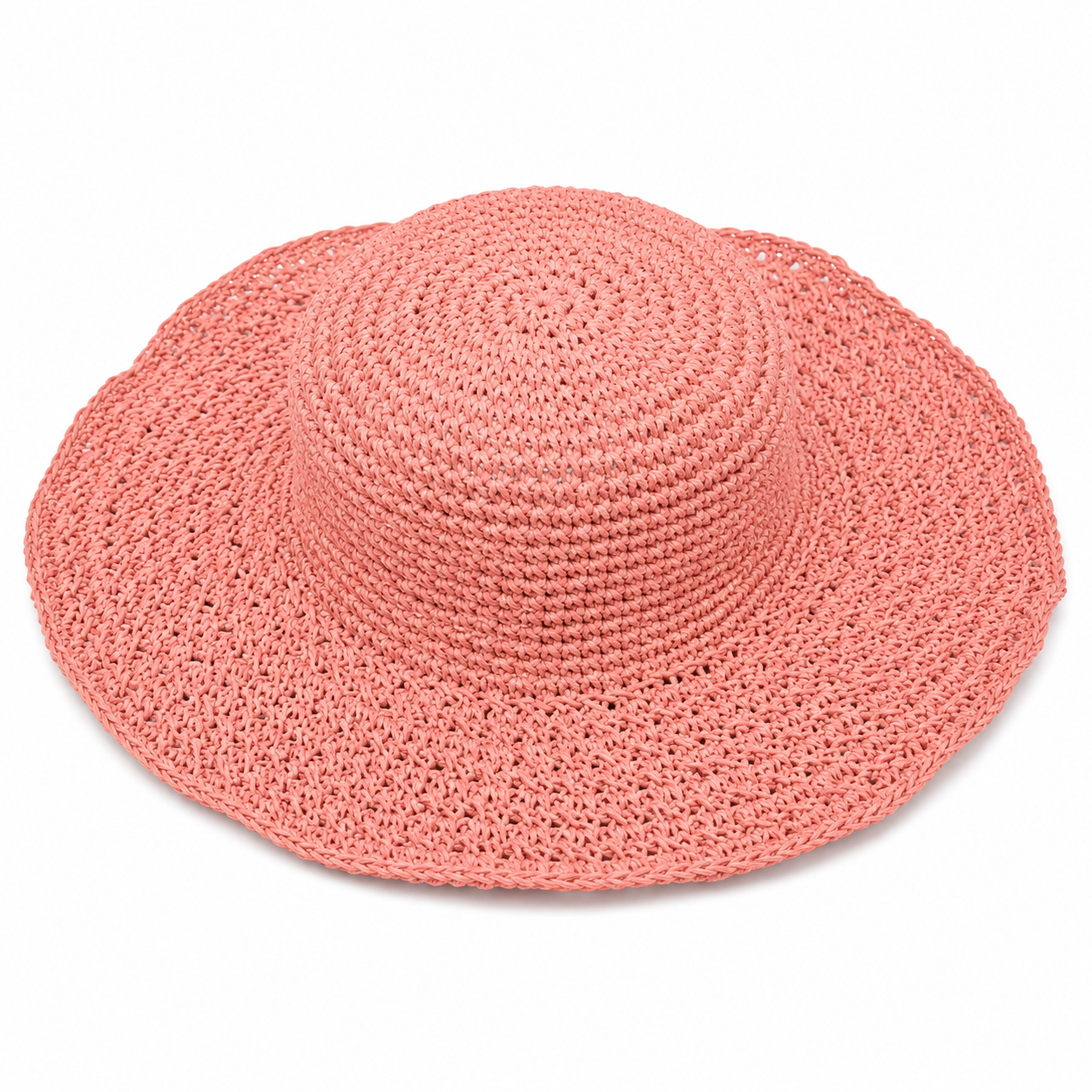 Pink Raffia Hat