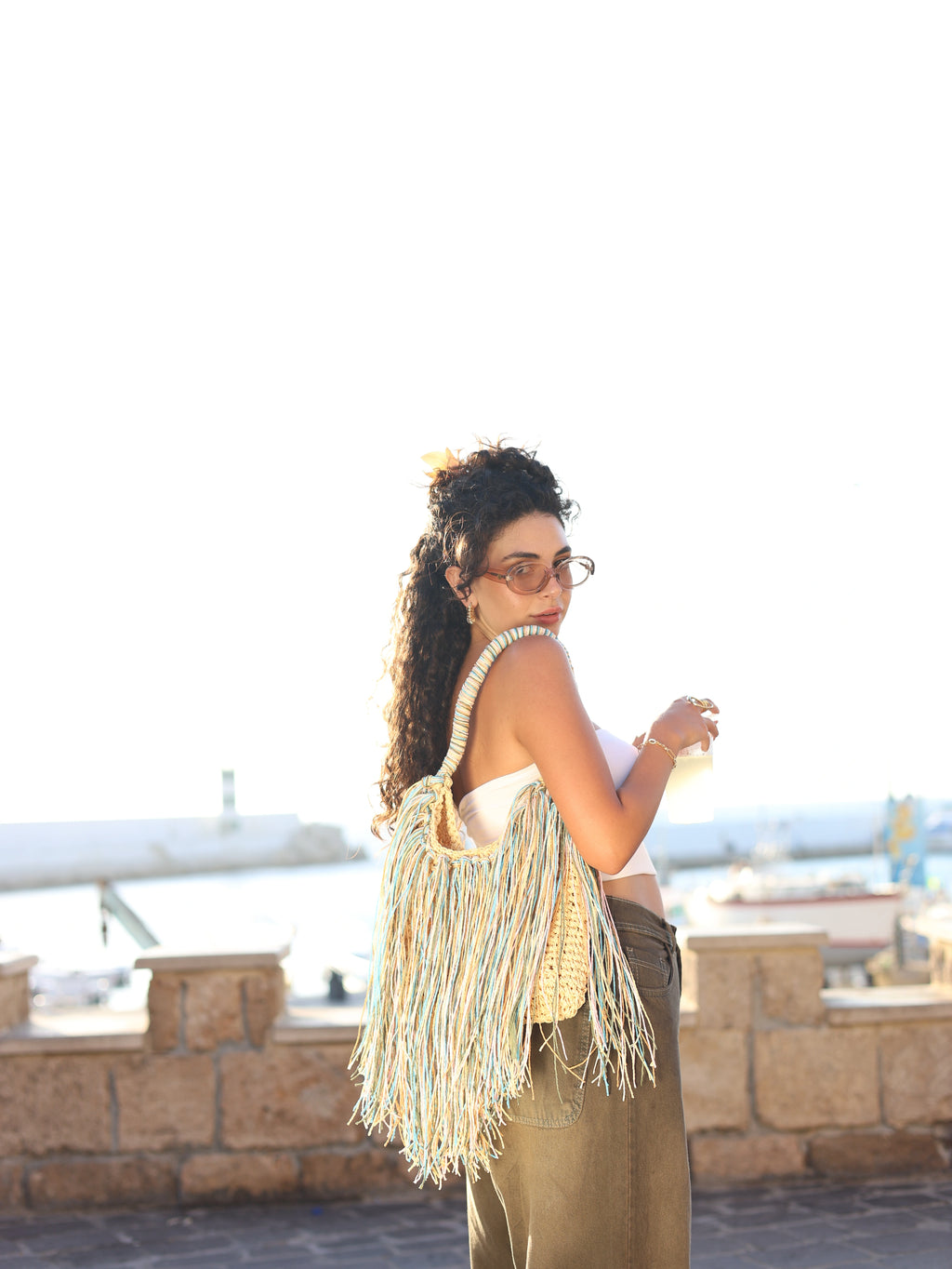 Capri Fringe Tote