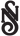 Black logo with intertwined 'S' and 'N' on a white background

